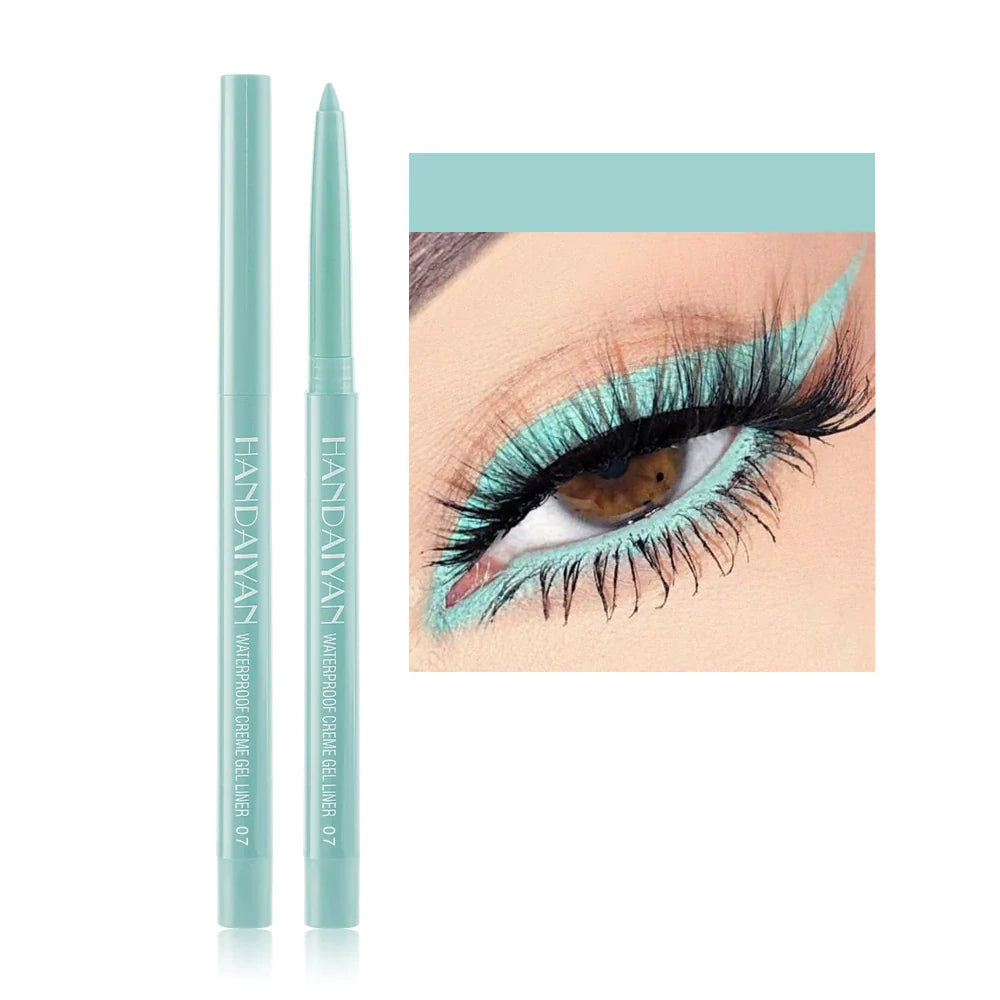 15-Color Waterproof Shimmer Eyeliner