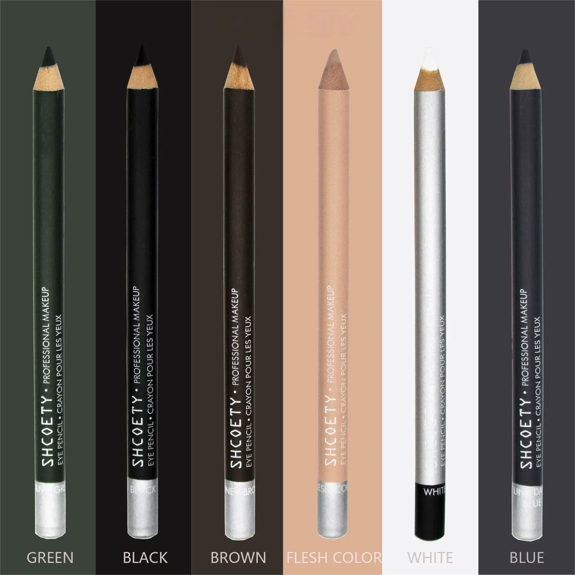 Classic Color Wooden Waterproof Eyeliner Pencil