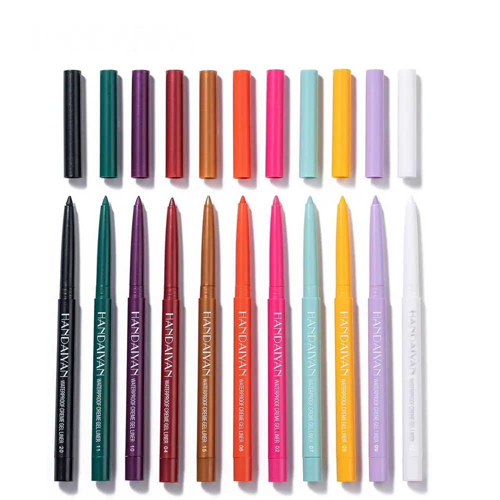15-Color Waterproof Shimmer Eyeliner