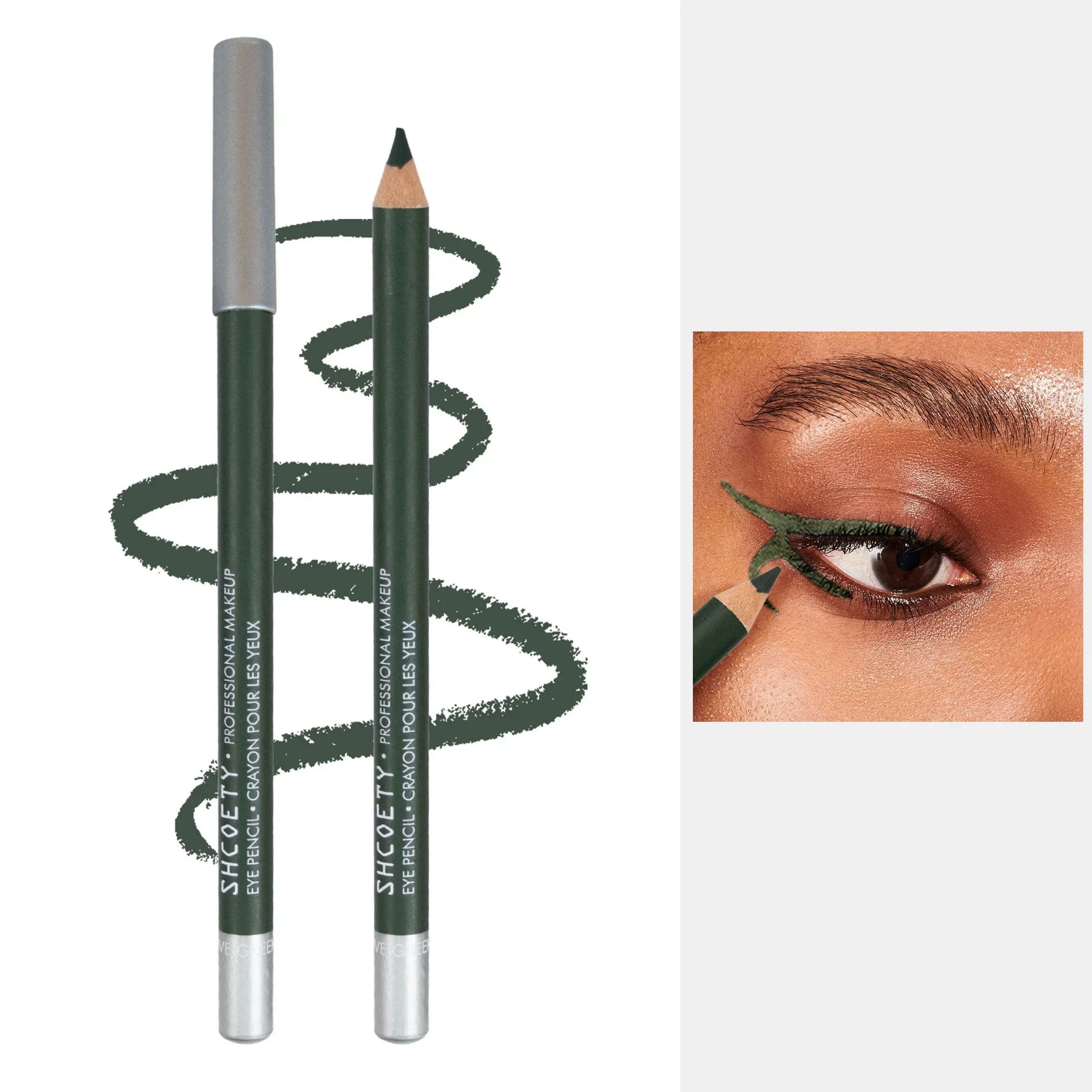 Classic Color Wooden Waterproof Eyeliner Pencil