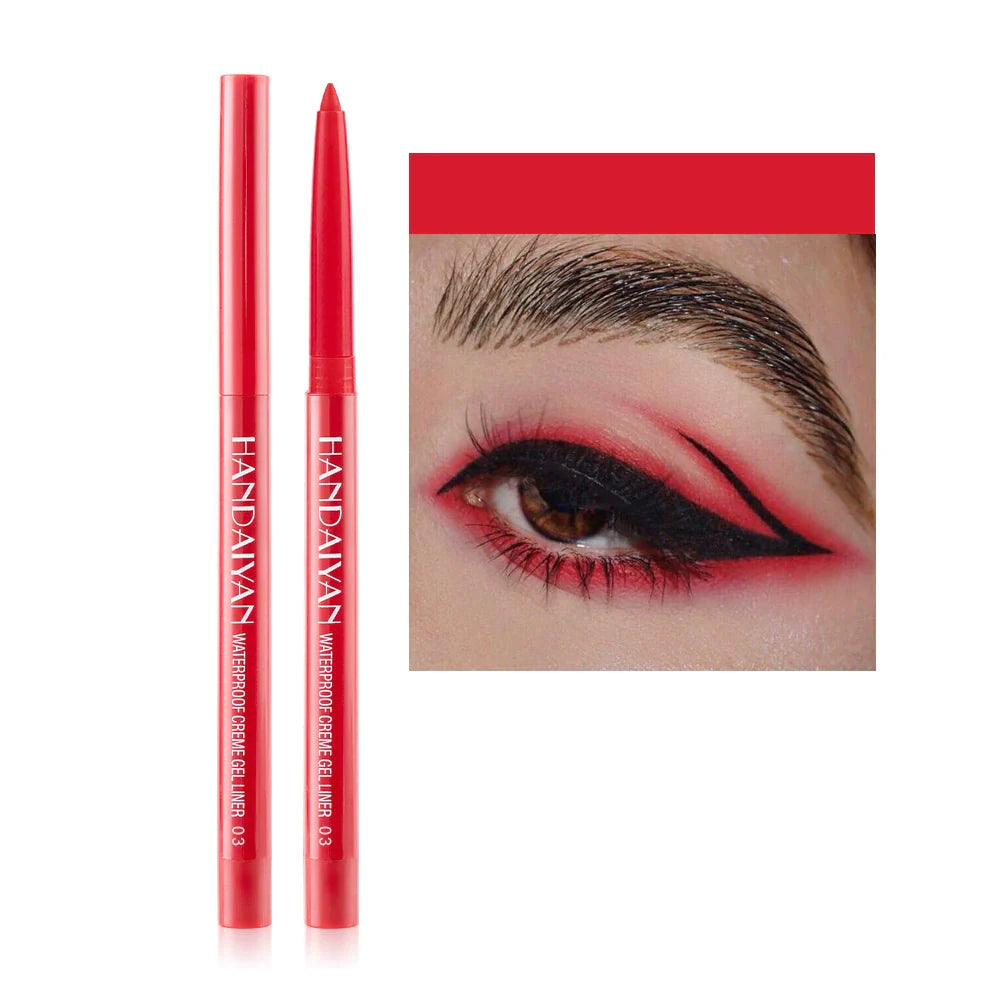 15-Color Waterproof Shimmer Eyeliner