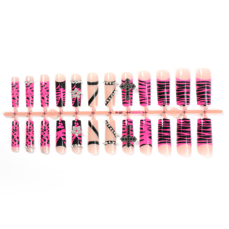 EYESFAV Pink Crusaders Nails